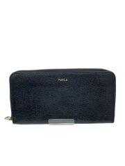 画像：長財布/フェイクレザー/BLK/無地/レディース