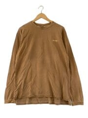 画像：長袖Tシャツ/S/コットン/BRW/無地/76104/USA製