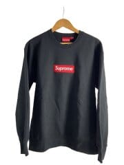 画像：スウェット/L/コットン/ブラック/Box Logo Crewneck//