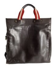 画像：ショルダーバッグ/レザー/ブラウン/無地/