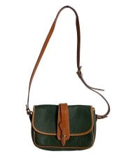 画像：ショルダーバッグ/レザー/グリーン/A1914526