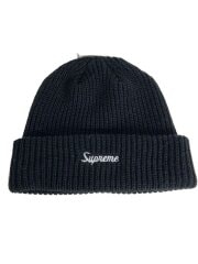 画像：ニットキャップ/FREE/アクリル/ブラック/無地/メンズ