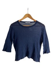 画像：７分袖カットソー/FREE/コットン/ネイビー/TBES-482