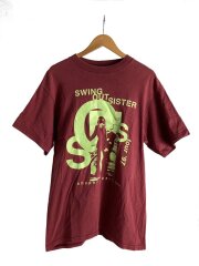 画像：Tシャツ/L/コットン/ボルドー/90s/SWING OUT SISTER/コピーライト1997