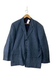 画像：テーラードジャケット/L/リネン/ネイビー/MR-J02-301/2006SS/汚れ有//