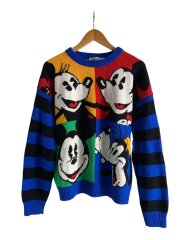 画像：ニット・セーター(厚手)/L/アクリル/マルチカラー/Mickey&Co/香港製