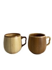 画像：グラス/2点セット/カフェオレマグ/マグカップ/竹製