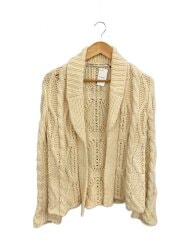 画像：ショールカラーカーディガン(厚手)/--/ウール/CRM/GC-N036