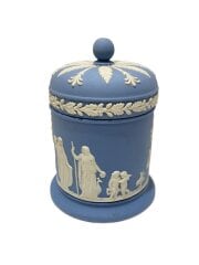 画像：インテリア雑貨/ジャスパー/キャニスター/小物入れ/欠け有