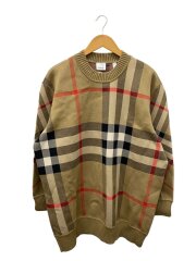 画像：ニット・セーター(厚手)/L/ポリエステル/BEG/チェック/8039152