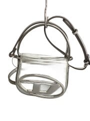 画像：ショルダーバッグ/レザー/SLV/無地