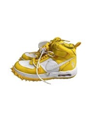 画像：OFF-WHITE X AIR FORCE 1 MID_オフホワイト X エアフォース 1 ミッド/27cm/YLW