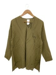 画像：長袖ブラウス/M/コットン/KHK/J0133FB142