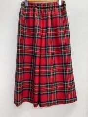 画像：25AW/ボトム/XS/ウール/RED/タータンCK/GP-P005/AD2025