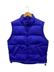 画像：ダウンベスト/M/ナイロン/BLU/無地