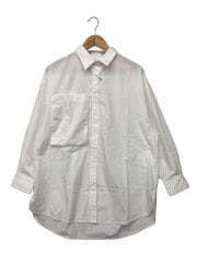 画像：T/C Broad big pocket shirt/38/ポリエステル/WHT/2251101//