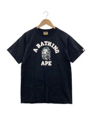 画像：1ST CAMO COLLEGE TEE/Tシャツ/M/コットン/BLK//