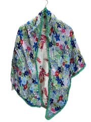 画像：ストール/レーヨン/マルチカラー/総柄/レディース/SP7201