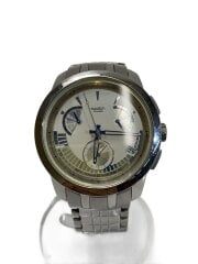 画像：クォーツ腕時計/アナログ/ステンレス/WHT/SLV