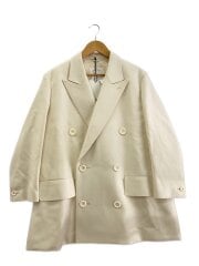 画像：23AW/THE DOUBLE JACOAT/コート/36/ウール/CRM/23FW-REJK-163L-UASP