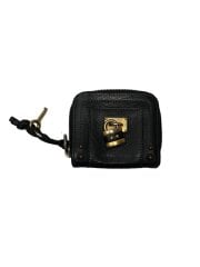 画像：2つ折り財布/レザー/BLK/レディース