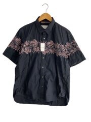 画像：半袖シャツ/1/コットン/BLK/20-02273M//