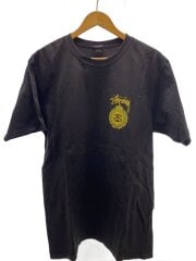 画像：Tシャツ/M/コットン/BLK/プリント/crown wreath pigment dyed Tee//