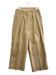 画像：ボトム/2/コットン/BEG/無地/A22E-07PT03C/22AW/PEGTOP TROUSERS