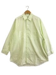 画像：長袖シャツ/2/コットン/GRN/無地/23-050-HL-8030-1