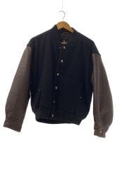 画像：ixi:z/スタジャン/S/ウール/BLK/無地