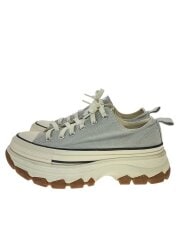 画像：ローカットスニーカー/24.5cm/BLU/キャンバス/1SD413