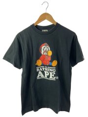 画像：パンダシャーク/Tシャツ/M/コットン/BLK