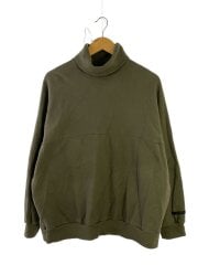 画像：2AW HIGH NECK SWEATSHIRT/スウェット/38/コットン/KHK/無地/2202-CS03-02