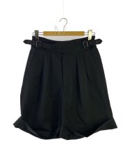画像：ショートパンツ/46/ウール/BLK/無地/24SS-REPT-200-J