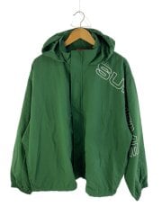 画像：ジャケット/XL/ナイロン/GRN/無地