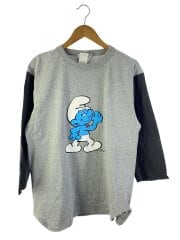 画像：Tシャツ/L/コットン/GRY/WDS-C-SMF-24-Q4-14