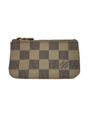 画像：ポシェット・クレ_ダミエ・アズール/PVC/WHT/レディース