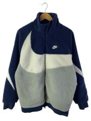 画像：フリースジャケット/XL/ポリエステル/NVY/無地/BQ6546-411