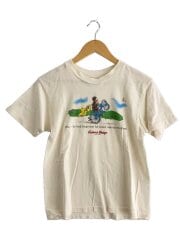 画像：Tシャツ/M/コットン/WHT/プリント