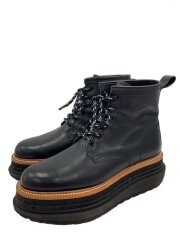 画像：ブーツ/40/BLK/レザー/22-02925M