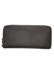 画像：ジッピー・ウォレット・ヴェルティカル_タイガ/レザー/GRY/メンズ