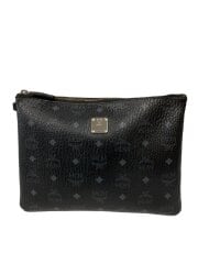 画像：セカンドバッグ/レザー/黒/MXZ8SVI16BK001/エムシーエム