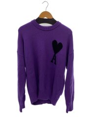 画像：ニット・セーター(厚手)/ウール/パープル/PUP/UKS002.018