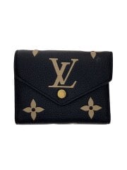 画像：ポルト・フォイユ・ヴィクトリーヌ_モノグラム・アンプラント/レザー/BLK/モノグラム/レディース