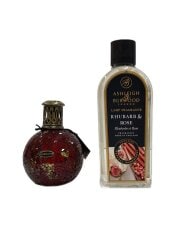 画像：ASHLEIGH & BURWOOD/フレグランスランプ/RHUBARB & ROSE オイルセット