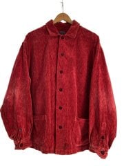 画像：ジャケット/ベロア/3/コットン/RED/3612-2079