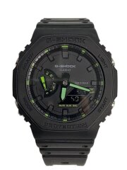 画像：クォーツ腕時計_G-SHOCK/デジタル/ラバー/BLK/BLK/SS