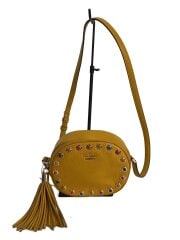 画像：ショルダーバッグ/レザー/YLW