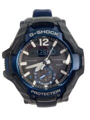 画像：ソーラー腕時計・G-SHOCK/デジタル/ラバー/BLK/BLK/SS
