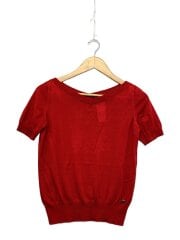 画像：ニット・セーター(薄手)/36/カシミア/RED/無地/p53692k07002//